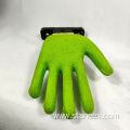 Cut Resistant Foam Latex Rubber Palm Coated Gloves